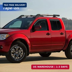 Window Visors Rain Guards Shield for 2005-2021 Nissan Frontier Crew Cab, Out-Cha