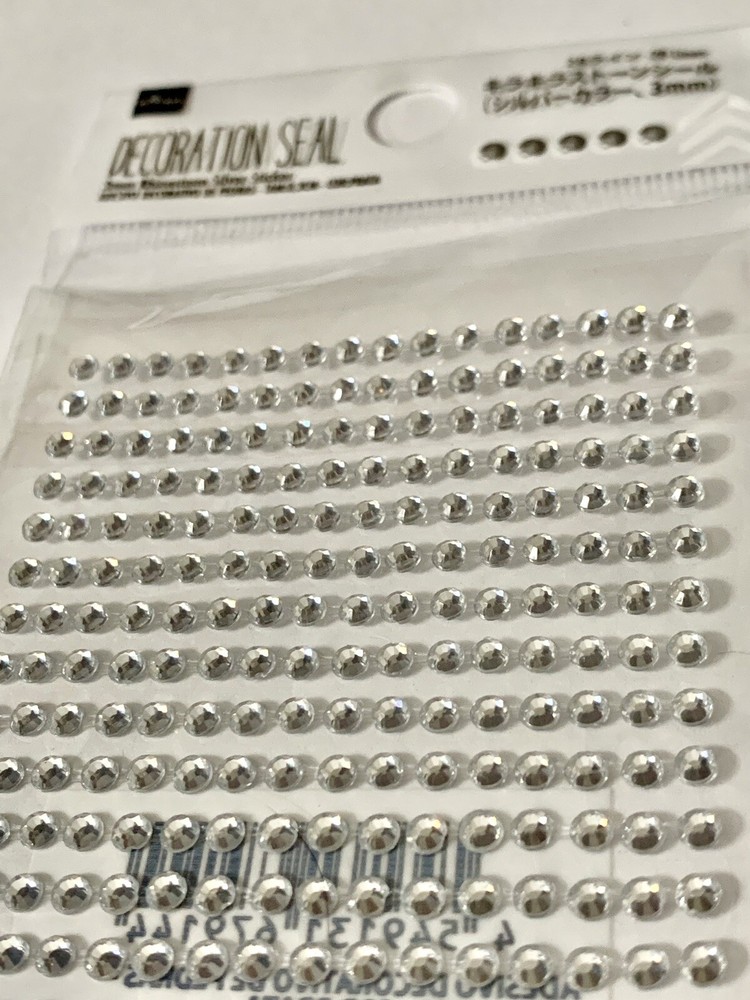 Rhinestone Diamond Stickers – Mini Seal Sparkly 3mm Scrapbook Journal