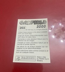 Garfield “2000” Sticker Card #203
