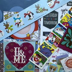 Vintage 80s 90s Y2K Sticker Partials & Singles Various Brands Years Sanrio Lot