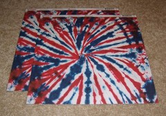 Reminisce Design 12×12 Double Sided Paper (2) ~ Patriotic All American Tye Dye