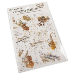 49 And Market Essential Rub-Ons 6″X8″ 2/Sheets – Music Blends