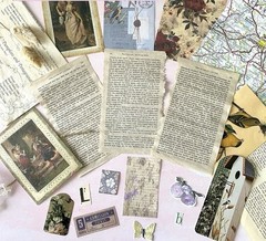 Vintage & Decorative Junk Journal Making Kit – 25pc Ephemera, Tags & Paper Pack