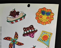Vintage Scratch N Sniff Stickers Current Sweet Treats 1 Sheet Chocolate Orange