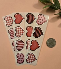 16 Valentines Day Stickers/Heart/Stickers/Reward Stickers/Love Stickers Labels