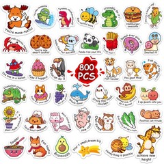 800pcsTeacher Classroom Motivational Stickers for Kids Students