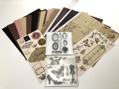 MY REFLECTIONS LA BELLE VIE Close to My Heart Paper Pack & Stickers 2 Stamp Sets