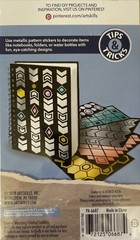 MODERN METALLICS PATTERN Stickers set(155pc)Artskills •Shapes•Foil•Card making•