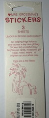 Vintage Mrs. Grossman’s Stickers Love Letters Valentines 3 Sheets Sealed 90s