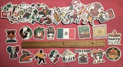 LOT OF 10 MEXICO STICKERS Decals NEW flag proud mexican pride latin latino