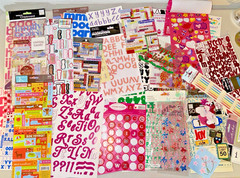 LOT of tons Boutique Scrapbook Stickers SET from Michaels EUC/NEW