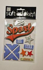 Me & My Big Ideas Soft Spoken Stickers ~Boy Little Sport~ Brand New Package 2009