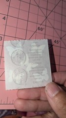Vintage SandyLion Stickers Mother Of Pearl Butterflies Butterfly One Module