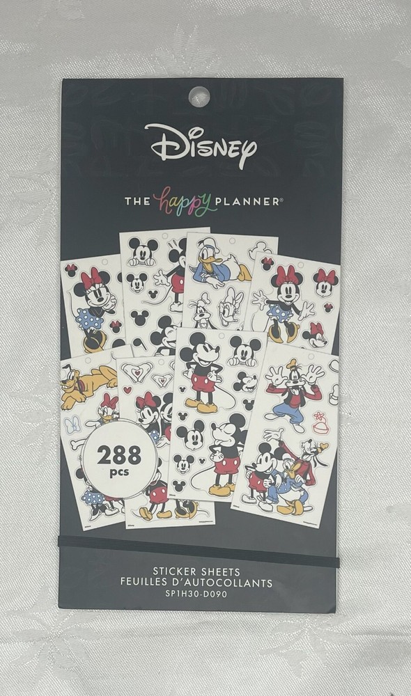 Disney The Happy Planer Sticker Sheets Scrapbook supplies (OA)