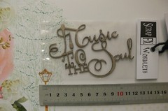 CHIPBOARD DieCuts MUSIC Flourish Embellishment & Phrase 2StyleChoice Scrap FX L