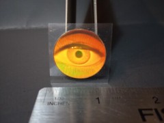 Vintage Stickers 3D Holographic Evil Eye Sticker Mod VTG RARE Laser Polaroid ?