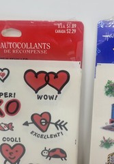 3 Vintage Hallmark Stickers 1990s Made In The USA Thomas & Friends Hearts Reward