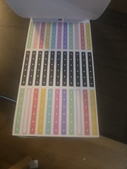 The Happy Planner Essential Planning Sticker Sheets 1009 Pieces -used