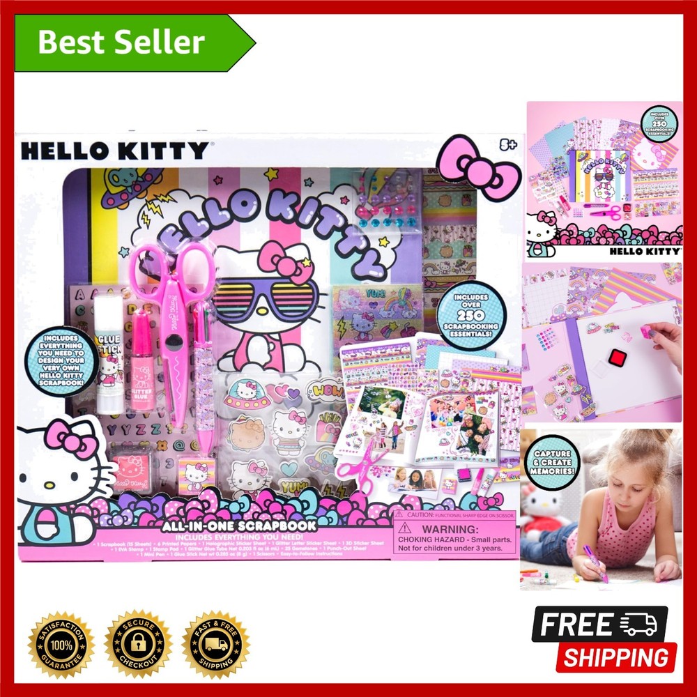 Hello Kitty All-in-One DIY , Design Your Own Scrapbook with Over 250 Essentia…