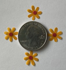 ORANGE SHASTA FLOWER Embellishment (12pc)Jolee’s•Garden•Plant•Spring •Wedding