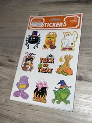 Vintage Eureka Halloween Stickers 36 Count Ephemera Craft Supply