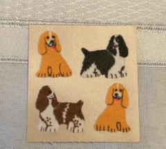 Vintage Rare Fuzzy Stickers from Sandylion and Hambly