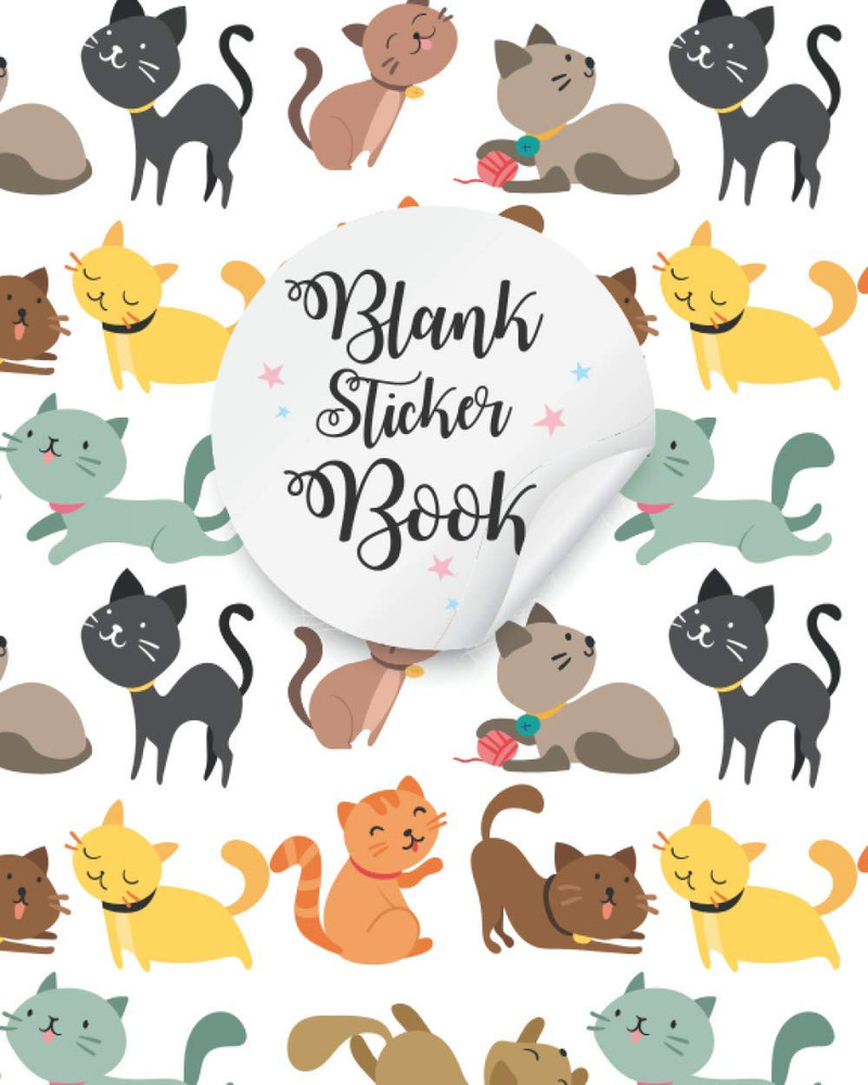 Blank Sticker Book: Blank Sticker Book Collecting Album – Stickers Album for Col