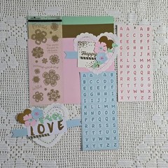 Love Each Other 12×12 Scrapbook Kit, Spring Decorate It, Recollections & Others
