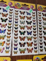 Sticker Creative Play kids Crafts DIY Decoration Scrapbooks Cards- Butterfly