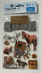 Paper House 3D Embellishment Dimensional Stickers-Variations Available-U Choose