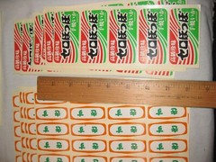 large sticker lot Asian Oriental new stickers mixed mix 100+ script text logo