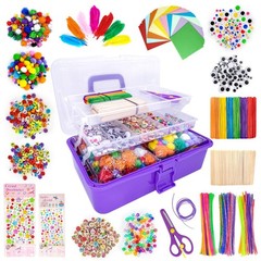 kortes Jumbo Art and Craft Supplies for Kids, Toddler DIY Craft Art Supply Se…