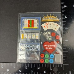 Jolee’s Boutique Destination Las Vegas SPJE006 Slot Machine Poker Wedding Dice