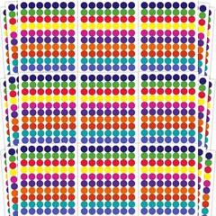 Versatile 1400 PCS Dot Stickers, Great for Kids’ Crafts and School Projects