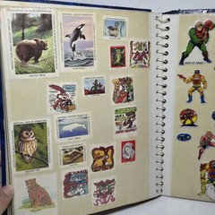 Vintage 1980’s Sticker Book With Original Stickers/Smurfs/scratch N sniff/He-man