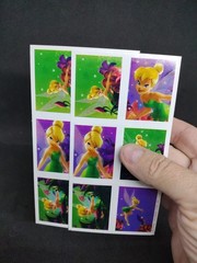 TINKERBELL 2 SHEETS 12 STICKERS PARTY SUPPLIES CRAFT STICKER Disney