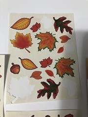 Vintage Fall Thanksgiving Stickers 7 Sheets 4 Are New In Package 1998 Beistle Co