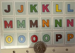 ALPHABET BLOCK Stickers (84pc)Martha Stewart•Letters •Numbers•Words•Card making•