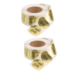 1000 Pcs Free Gift Stickers Adhesive Present Sealing Appreciation
