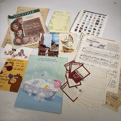 Junk Journal Supplies Vintage Ephemera Lot 4.5+ lb Paper Scrapbook Collage Craft