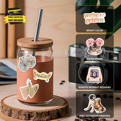 150Pcs Vintage Scrapbook Stickers,Waterproof Sticker Pack, DIY Craft for Water B