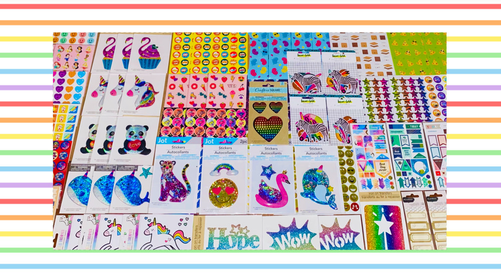 Stickers Bundle Cartoons Lot 29+ Fun Themes Seasons Teens Teachers, Boys Girls