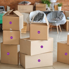 1400 PCS Purple Circle Dot Stickers 3/4″ round Color Coding Label Stickers