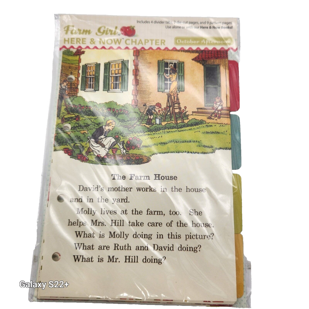 Here & Now Chapter FARM GIRL 2012 DC-198 Sealed Country Theme Scrapbooking DIY