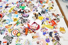 HUGE Mixed lot of random Stickers Loose Dragon balls, anime, KPop, pokemon & ETC