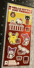 Lot Of 1 Pipsticks Sanrio Hello Kitty Midnight Market Shop Stickers Pipstickers