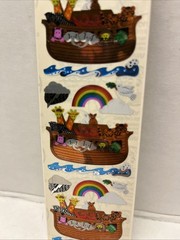 Sandylion Mylar Stickers NOAH’S ARK Sealed Pkg (1) Sheet Foil Hologram NEW