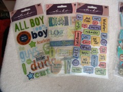 LOT 11 Packs Assorted Sticko Type Scrapbook Stickers – Over 175 Stickers