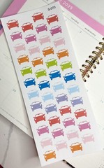 Gas Pump, Gas Refill Reminder, Car Fueling:Handmake Erin Condren Planner Sticker