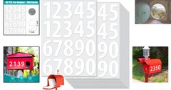 400 PCS 2″ Waterproof Number Stickers – Self-Adhesive Labels for Organization